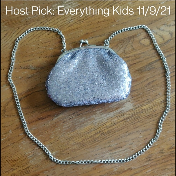 The Children's Place Other - 🎉Host Pick🎉 EUC Girl's lilac glitter clutch purse